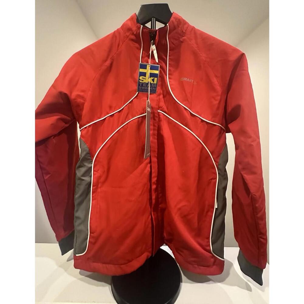 Craft Red Full Zip Ski Team Sweden Jacket Children’s Size 12